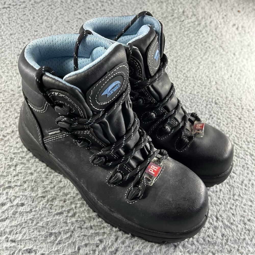 Avenger A7127 Framer Womens 6.5 Composite Toe Waterproof Boots Black PR EH